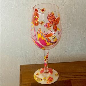 Lolita  Butterflies 🦋 Design Wine Glass 
Wine Squad Hand-Painted Wine